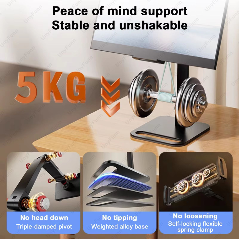 Universal Expandable Monitor Mount  Laptop Clamp Stand  Adjustable MultiScreen Holder For Gaming De 2