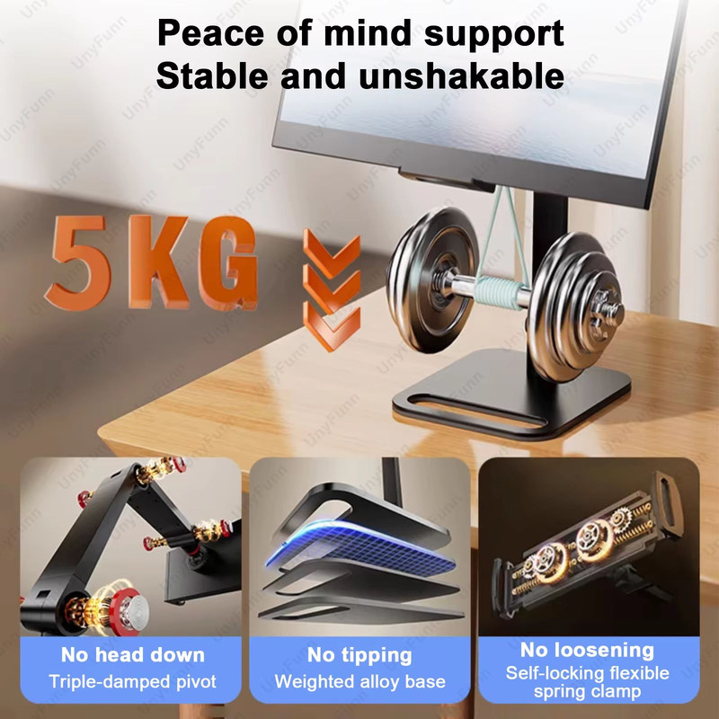 Universal Expandable Monitor Mount  Laptop Clamp Stand  Adjustable MultiScreen Holder For Gaming De 2