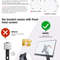 Aluminum Alloy 360deg Rotating Monitor Stand  Adjustable TableMounted Bracket With M4 Screw Base  H 3