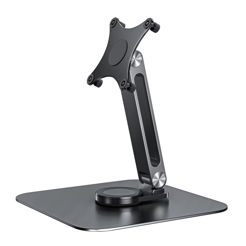 Aluminum Alloy 360deg Rotating Monitor Stand  Adjustable TableMounted Bracket With M4 Screw Base  H 6