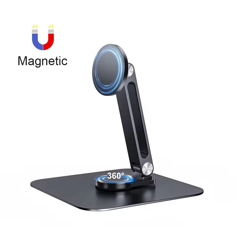 Aluminum Alloy 360deg Rotating Monitor Stand  Adjustable TableMounted Bracket With M4 Screw Base  H 8