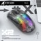ATTACK SHARK X2 Pro Transparent Shell Wireless Gaming Mouse TriMode 24G BT Wired With RGB Dock 7