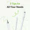 Baseus 3 In 1 100 W MultiConnector Stylus Pen  Universal Touch  Draw Pen For IPhoneiPadSamsungXiaom 5