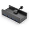 Aluminum TypeC 4Port USB 30 Hub With Phone Holder Memory Card Reader Solid MultiDevice Dock 11
