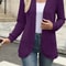 PitStripe Brushed Knit Cardigan Jacket Womens SolidColor Casual Knit Outerwear 9