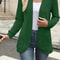 PitStripe Brushed Knit Cardigan Jacket Womens SolidColor Casual Knit Outerwear 6