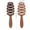 Hollow Boar Bristle Hair Comb  ScalpMassage Brush  Detangling  Styling Tool For Women With Curly Wa 5