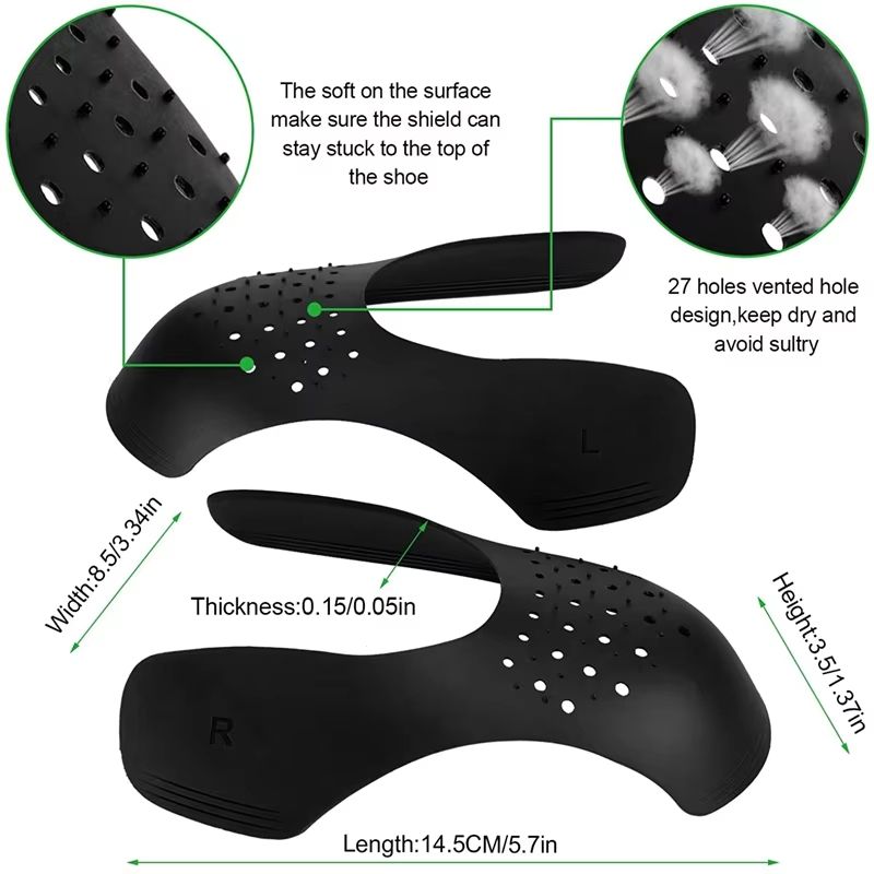 CreaseGuard Pro Shoe Protector AntiCrease Toe Shield Sneaker Support For LongLasting Shape 1