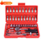 ProMaster 46Piece Socket Wrench Ratchet Tool Kit Complete DIY And Auto Repair Set 0