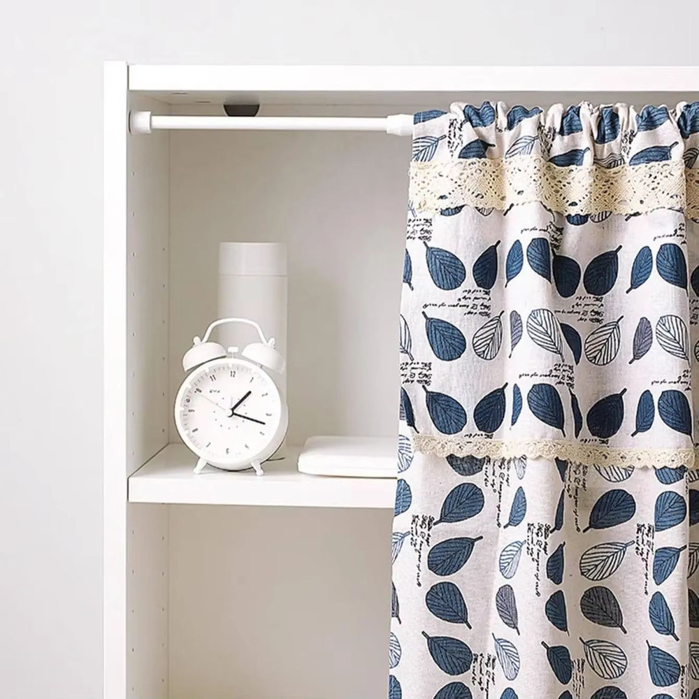 EasyFit Telescopic Storage Rod  NoDrill Adjustable Organizer Bar For Kitchen Closet  Bathroom 3