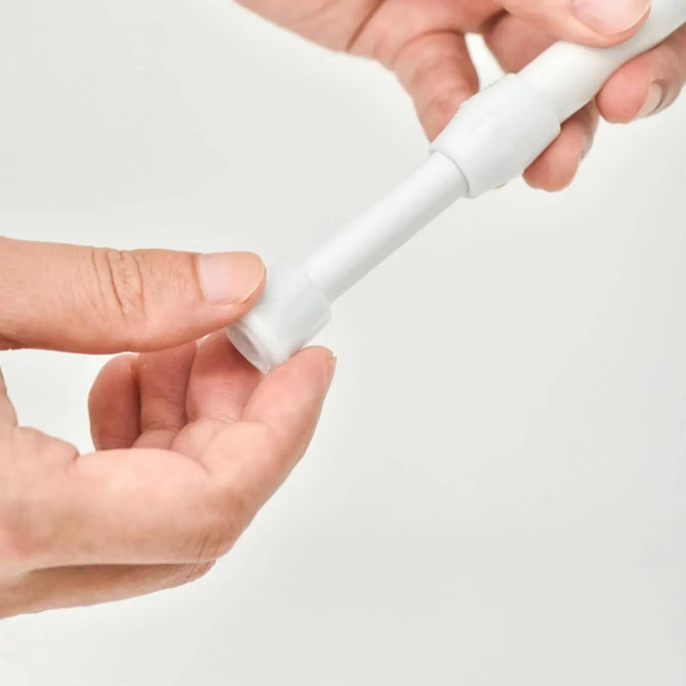 EasyFit Telescopic Storage Rod  NoDrill Adjustable Organizer Bar For Kitchen Closet  Bathroom 6