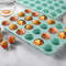 NonStick 24Cup Silicone Baking Mold  MultiPurpose Cookie Cake And Candy Tray For Home Bakers 0