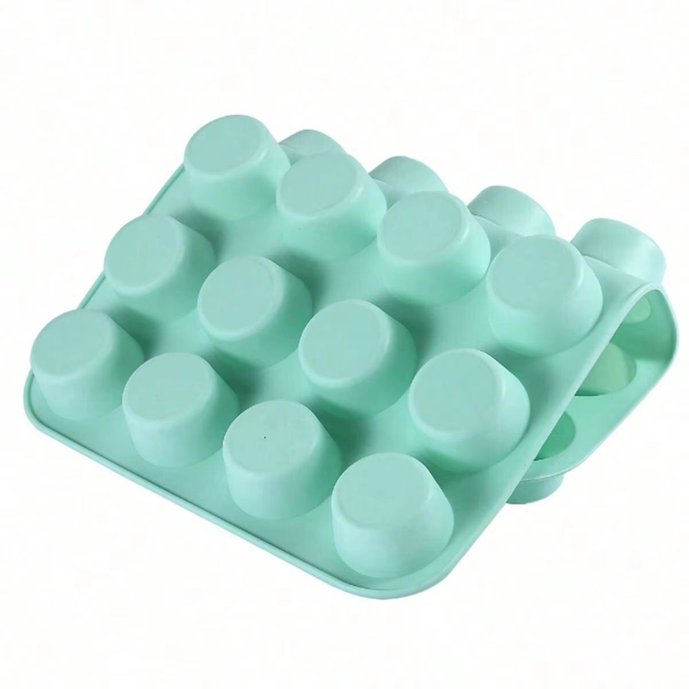 NonStick 24Cup Silicone Baking Mold  MultiPurpose Cookie Cake And Candy Tray For Home Bakers 2