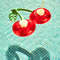 Inflatable Cherry Drink Holder  Fun Floating Pool Cup Holder For Drinks Perfect Pool Party Accessor 0