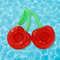 Inflatable Cherry Drink Holder  Fun Floating Pool Cup Holder For Drinks Perfect Pool Party Accessor 2