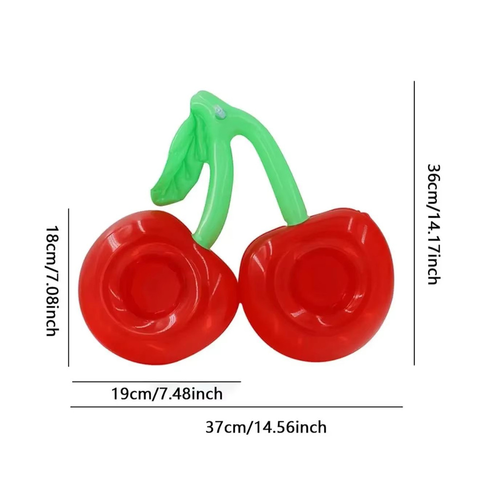 Inflatable Cherry Drink Holder  Fun Floating Pool Cup Holder For Drinks Perfect Pool Party Accessor 4