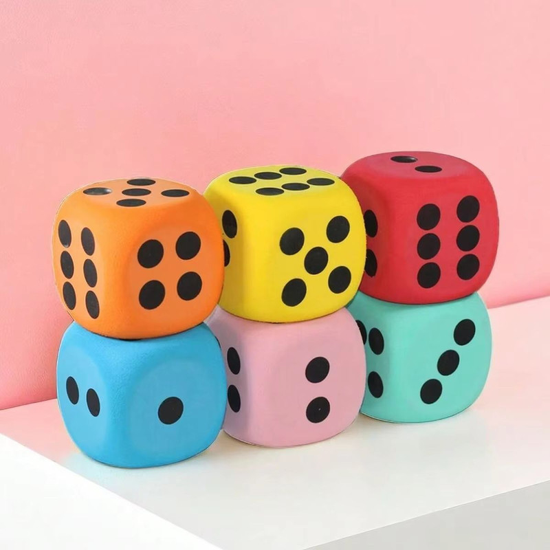 Interactive Soft Foam Dice Set  Jumbo Pet Game Dice For Playtime Training  Fun Activities 2