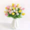 Artificial Tulip Bouquet  Vibrant Faux Flowers For Weddings  Decor 2
