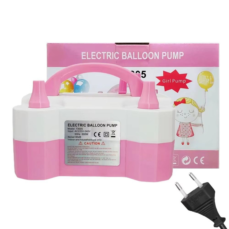 Electric Balloon Pump  Double Nozzle Auto Inflator For Quick Party Setup 6