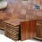 Carbonized Outdoor Wood Flooring  Waterproof Splicing Decking For Balconies  Courtyards 0