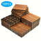 Carbonized Outdoor Wood Flooring  Waterproof Splicing Decking For Balconies  Courtyards 2