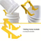 Yellow Plastic Honey Bucket Holder Stable Stand For Beekeeping Extraction 1