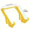 Yellow Plastic Honey Bucket Holder Stable Stand For Beekeeping Extraction 6