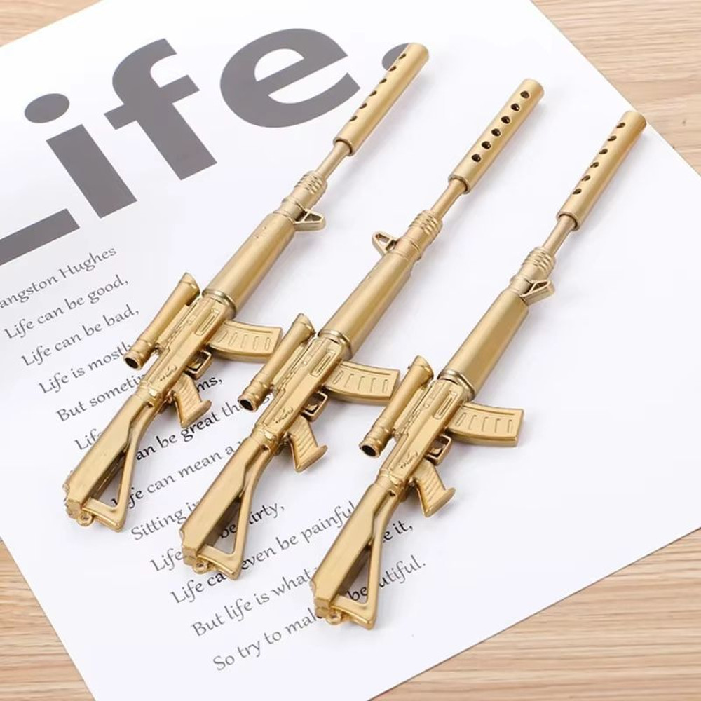 Machine Gun Gel Pen  Fun WaterBased Novelty Pen For Creative Signatures 1