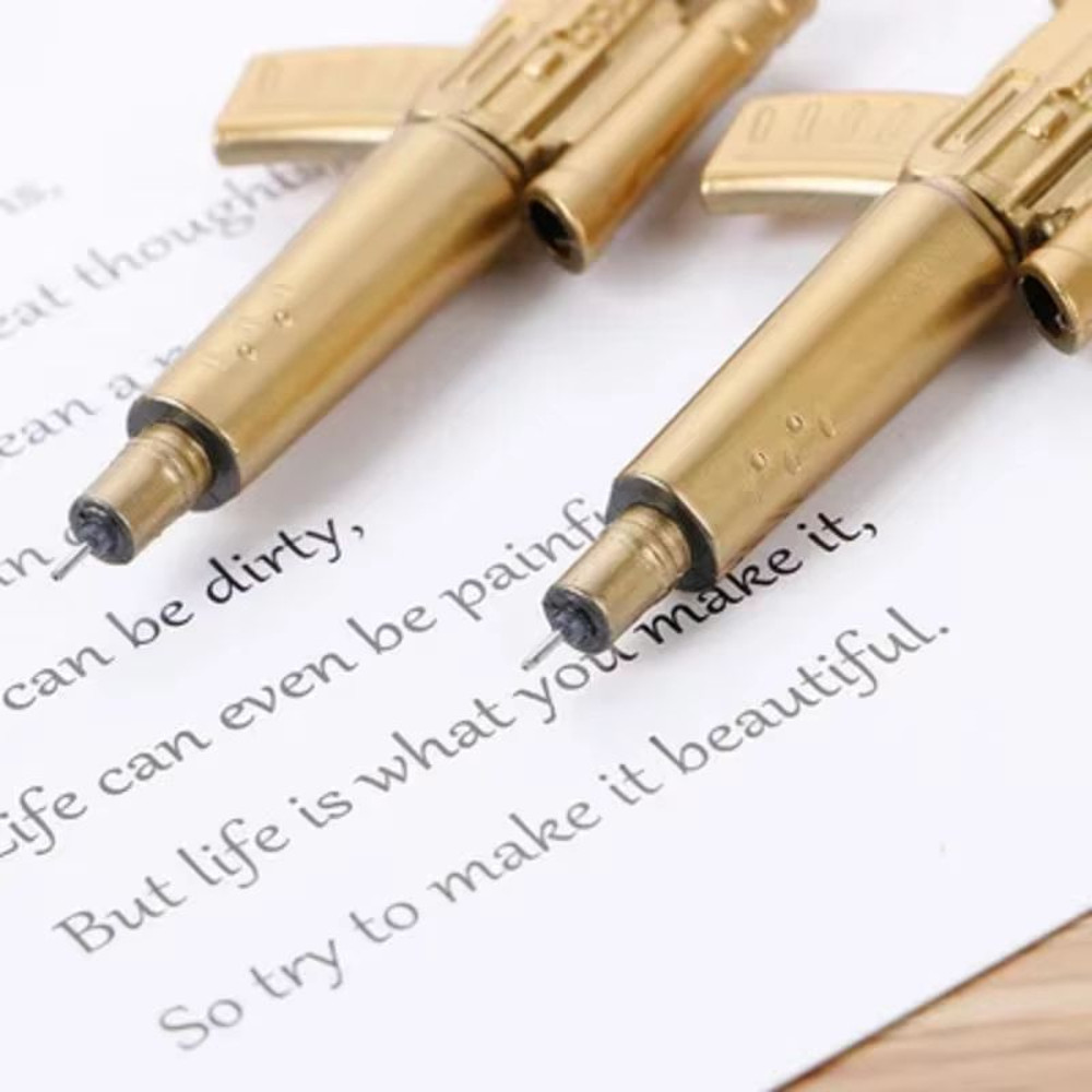 Machine Gun Gel Pen  Fun WaterBased Novelty Pen For Creative Signatures 2