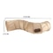 CozyPlay Collapsible Cat Winter Suede Tunnel Interactive Play Hideaway For Kittens Puppies Rabbi 3