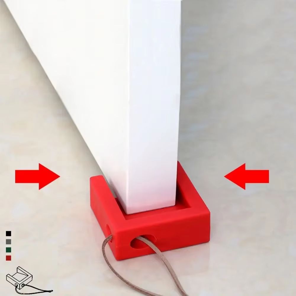 Creative Silicone Door Stopper  AntiCollision Floor Holder For Home  Office 1