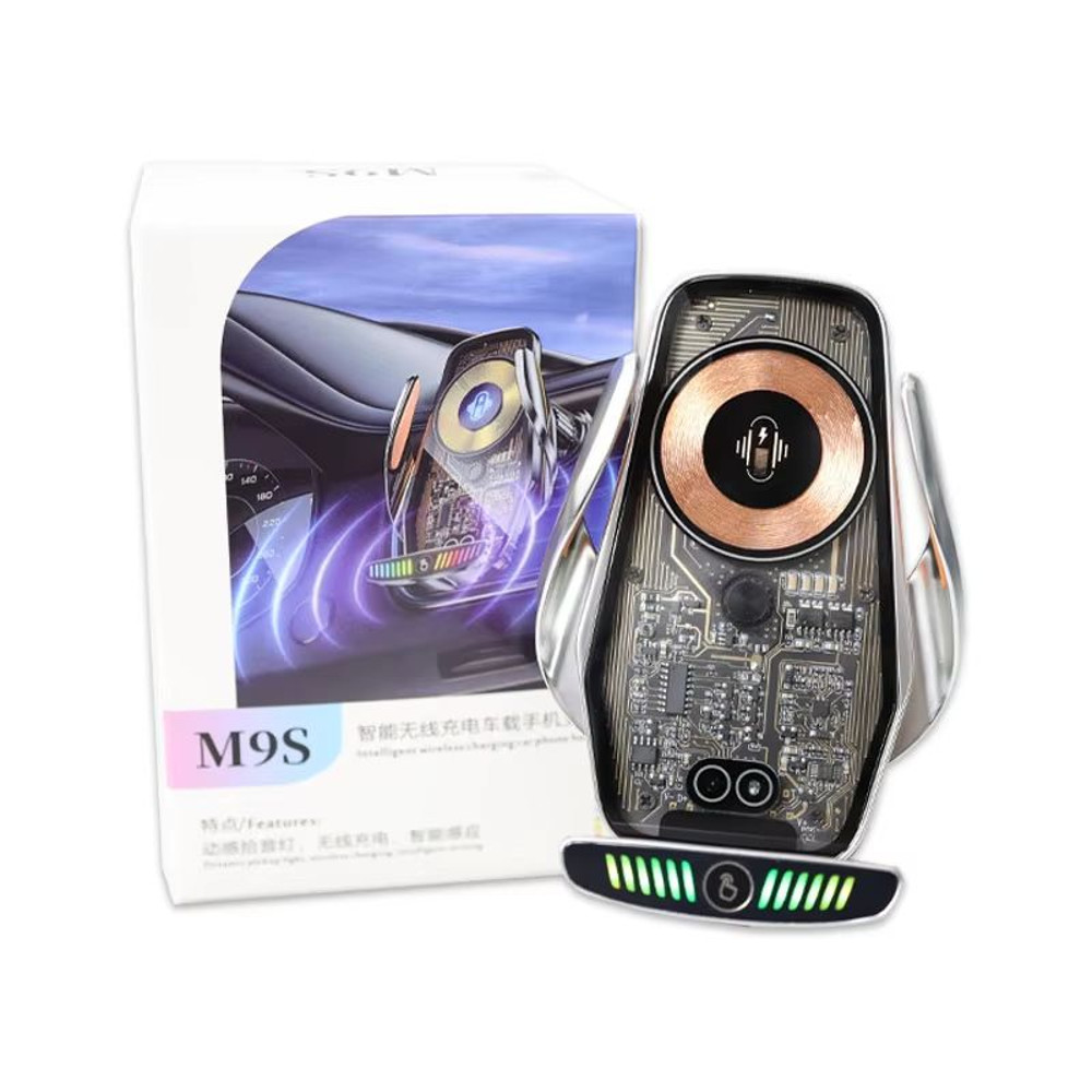 66W Magnetic Car Phone Holder With 15W Wireless Fast Charger  AutoClamping Air Vent Mount For IPhon 5