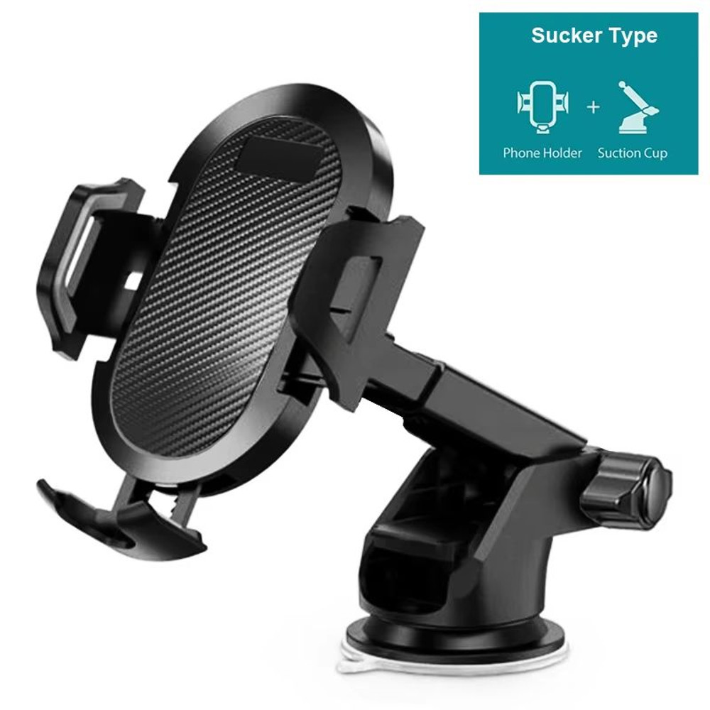 Car Phone Mount With Long Arm Suction Cup  Universal Mobile Holder For IPhone Huawei Xiaomi Redmi S 7