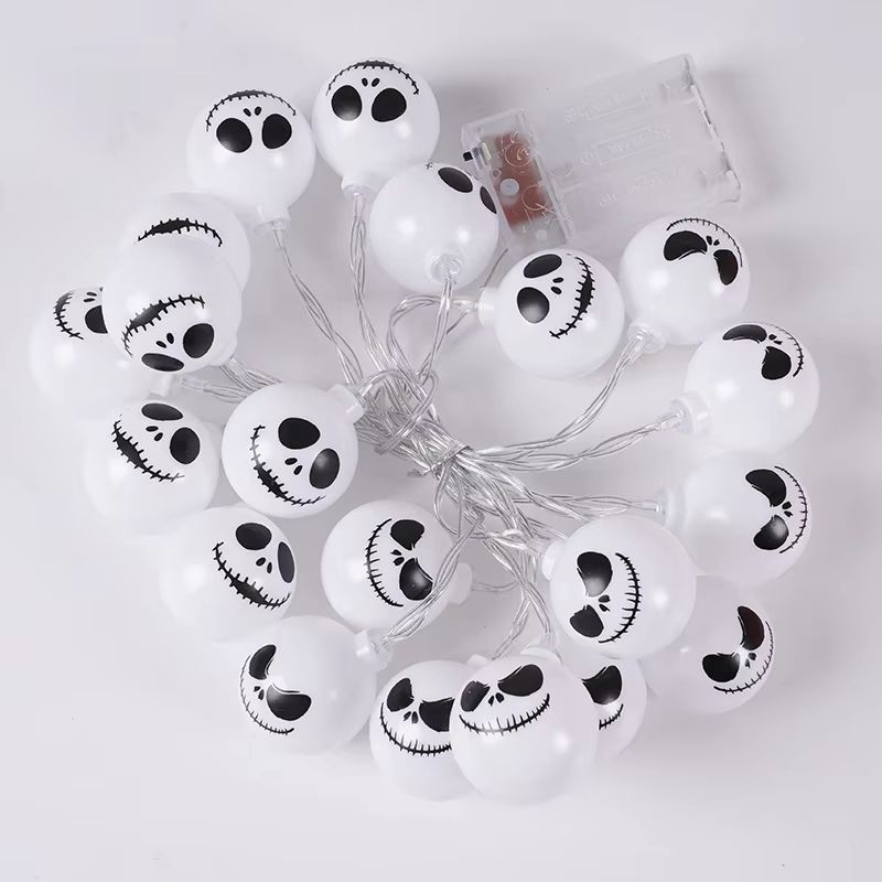 2025 Halloween Grimace String Lights  Indoor BatteryUSB Operated Hanging Lamp For Home Decor 5