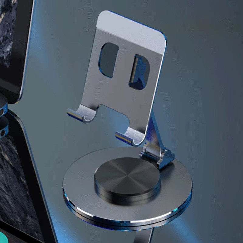 360 Rotate Metal Desk Mobile Phone Holder  Adjustable Stand For IPhone Xiaomi IPad And Tablets 6