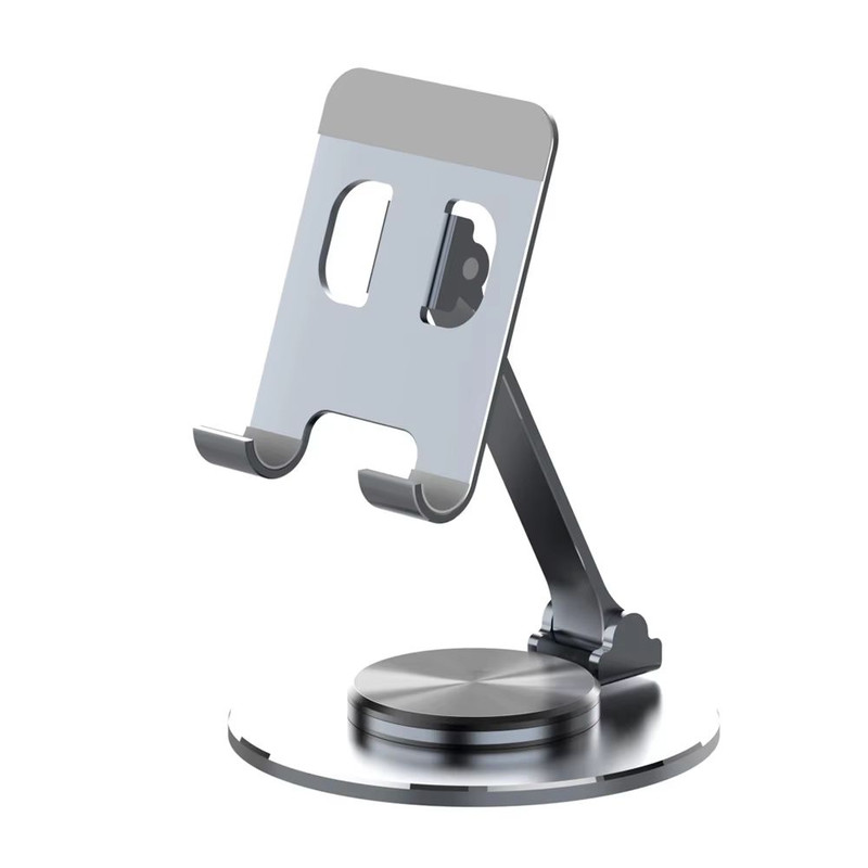 360 Rotate Metal Desk Mobile Phone Holder  Adjustable Stand For IPhone Xiaomi IPad And Tablets 7