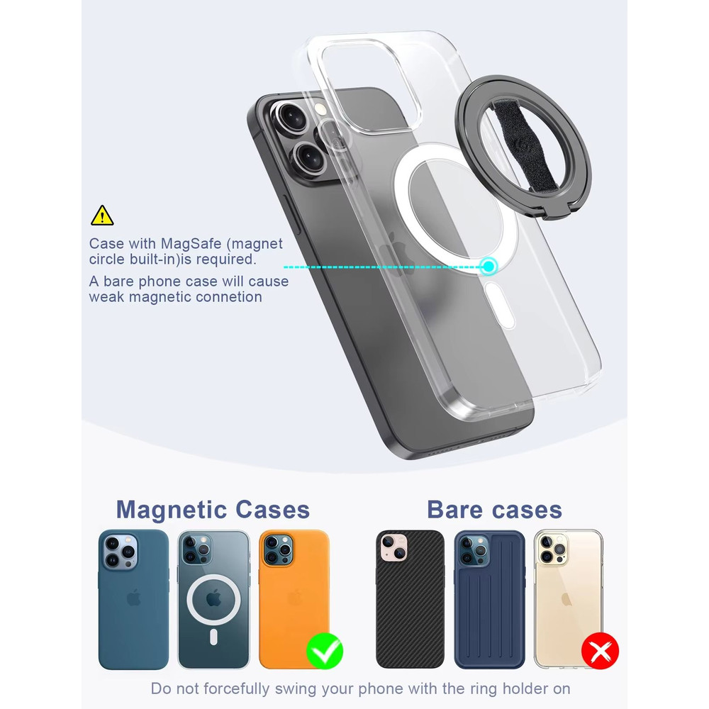 EWA MagOne 3rd Gen Magnetic Phone Holder With Kickstand  Compatible With MagSafe For IPhone 16 15 1 4