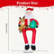 95Ft Christmas Inflatable Santa With LED Lights Outdoor Sitting Santa Claus Decoration For Holiday 1