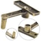 1Set Bronze Sliding Window Door Lock Handle Metal Latch Guard Latch Bolt For Enhanced Home Safety 4