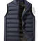 90 White Duck Down Winter Couple Vest Sleeveless Puffer Jacket With Graphene Liner And Stand Colla 10