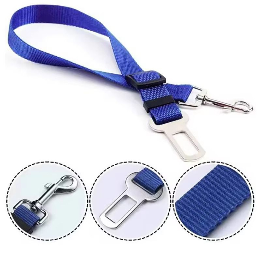 Dog Seat Belt With Retractable Leash  Convenient Pet Car Seat Belt For Safety And Comfort 1