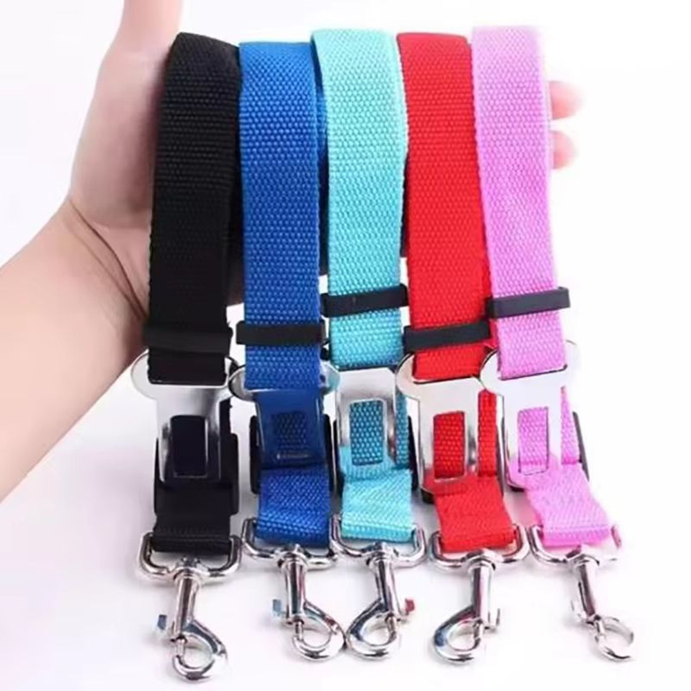Dog Seat Belt With Retractable Leash  Convenient Pet Car Seat Belt For Safety And Comfort 4