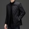 Top Grade Mens Diamond Quilted Bubble Coat Winter Parka Jacket With TurnDown Collar For Warmth And 7