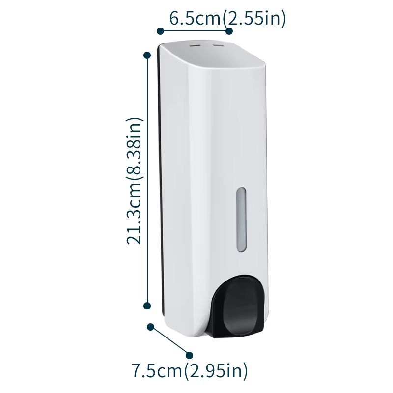 350ml WallMounted Shower Head Soap Dispenser  Detergent  Shower Gel Pump For Bathroom Convenience 2