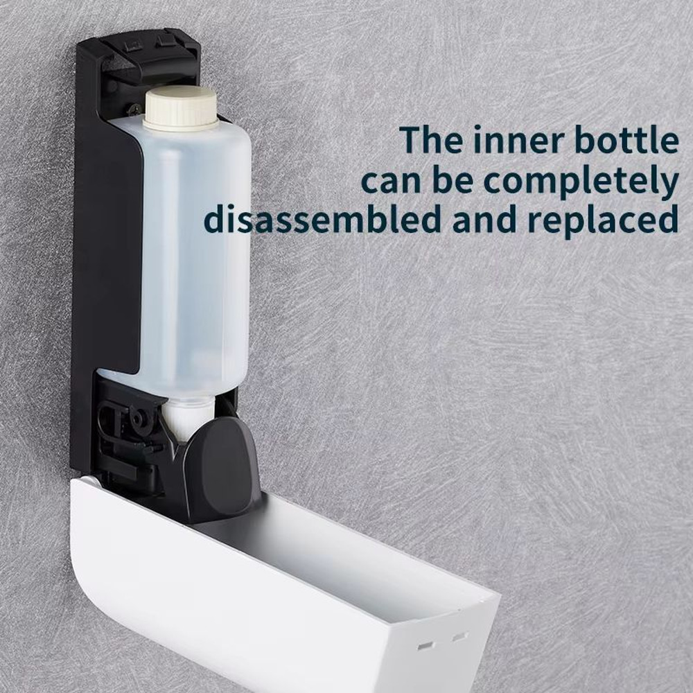 350ml WallMounted Shower Head Soap Dispenser  Detergent  Shower Gel Pump For Bathroom Convenience 4