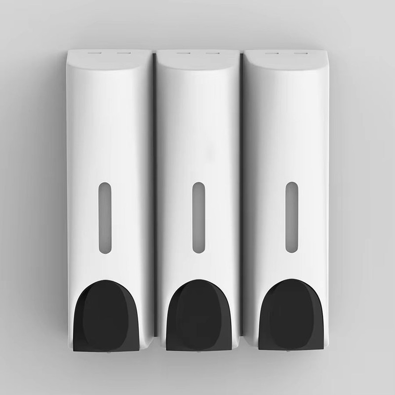 350ml WallMounted Shower Head Soap Dispenser  Detergent  Shower Gel Pump For Bathroom Convenience 11