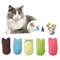 Interactive Plush Cat Toy Funny Squeaky Catnip Chewing Toy For Kittens 0