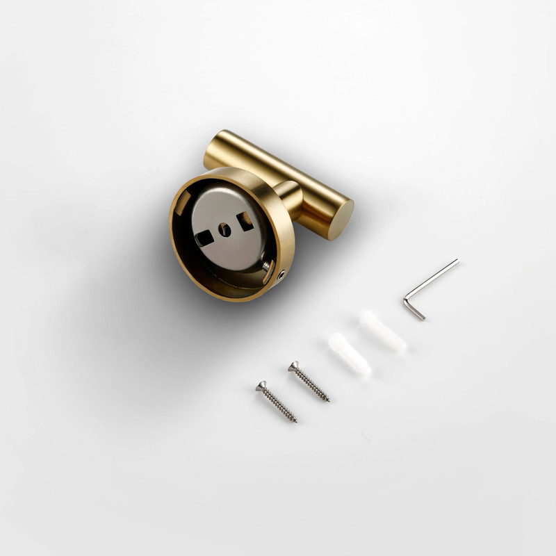 Circle Stainless Steel Wall Hook  Black Chrome Brushed Gold And Nickel Finish For Bathroom Kitchen  6