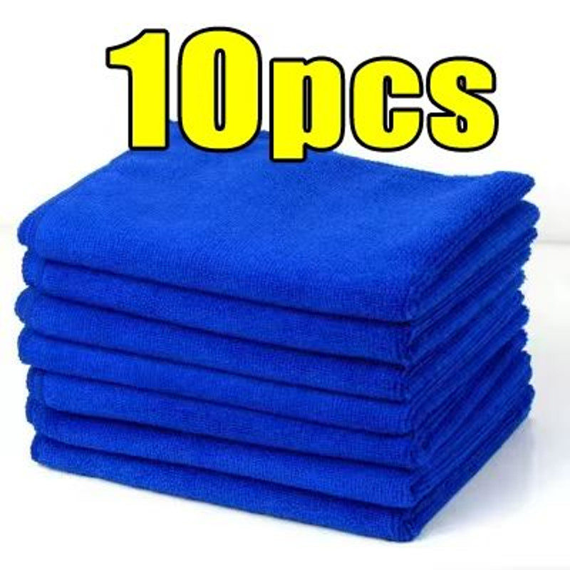 Microfiber Cleaning Cloths LintFree Super Absorbent Towels For Car Windows Surfaces 9
