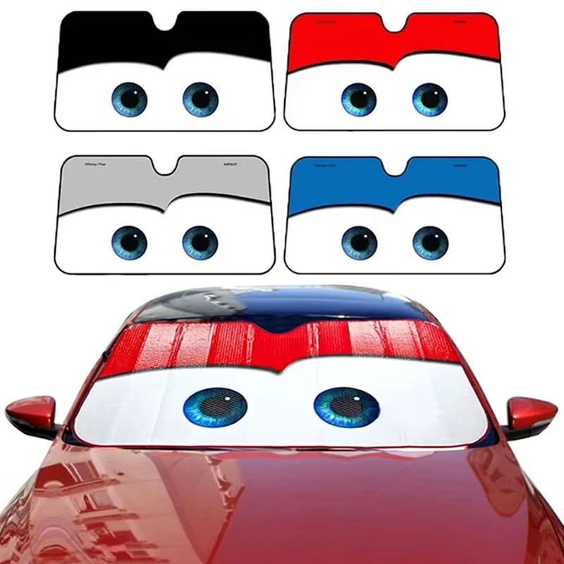 Eyes Heated Windshield Sunshade 4Color UV Heat Protection Cover 0